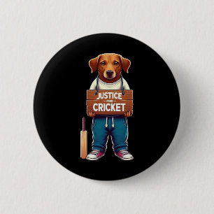 Team Cricket 2 Inch Round Button