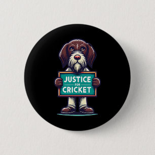Team Cricket Hunting Squad Funny Retro  2 Inch Round Button
