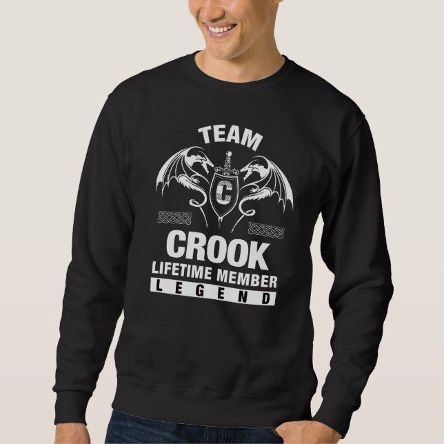 Team Crook Lifetime Member Sweatshirt (Front)