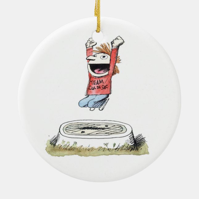 Team Cul de Sac Ornament (Back)
