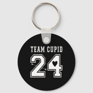 Team Cupid 2025 Valentines Day Sports Jersey Style Keychain
