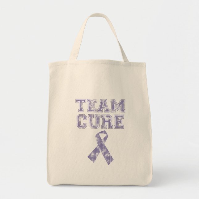 Team Cure (Periwinkle) Tote Bag (Front)