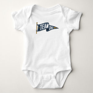 Team Dad Strong Dads Team Father Dad Team Baby Bodysuit
