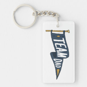 Team Dad Strong Dads Team Father Dad Team Keychain