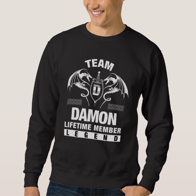Team Damon Lifetime Member Sweatshirt (Front)