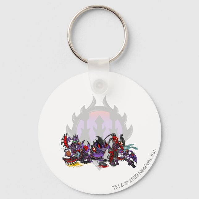 Team Darigan Citadel Group Keychain (Front)