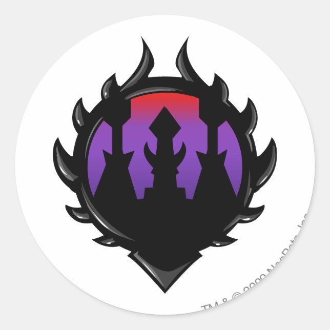 Team Darigan Citadel Logo Classic Round Sticker (Front)
