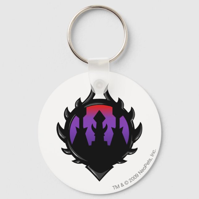 Team Darigan Citadel Logo Keychain (Front)