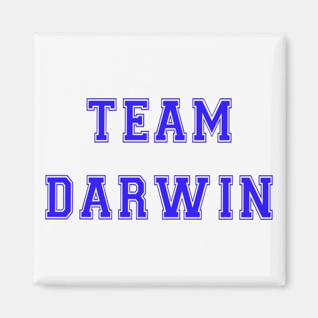Team Darwin (blue) Magnet (Front)