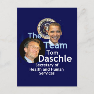 Team Daschle Postcard