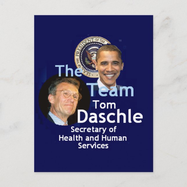 Team Daschle Postcard (Front)