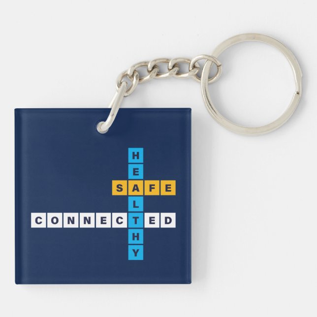 Team DCF Acrylic Keychain (Back)