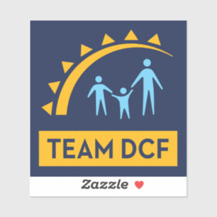 Team DCF Custom-Cut Vinyl Sticker