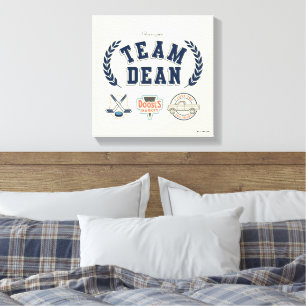 Team Dean Gilmore Girls Design Canvas Print