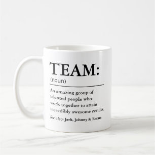 TEAM Definition Coffee Mug