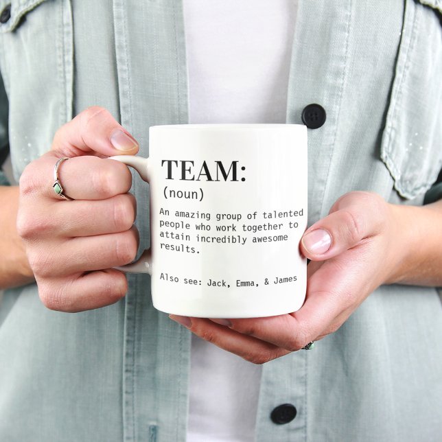Team Definition Mug Custom Team Appreciation Gift (Creator Uploaded)