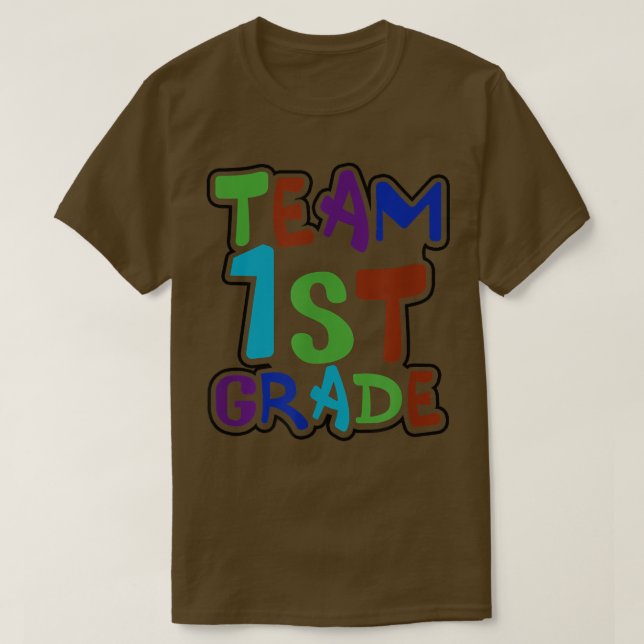 Team Design First Grade Crew  T-Shirt (Design Front)