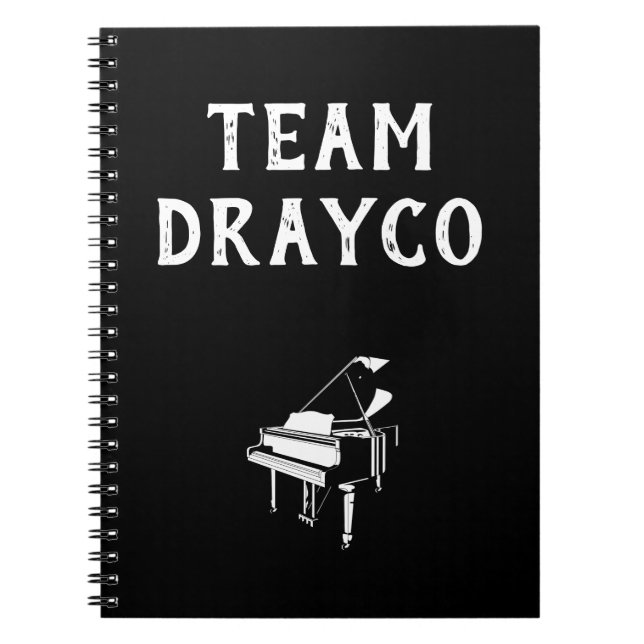 Team Drayco Spiral Bound Notebook (Front)