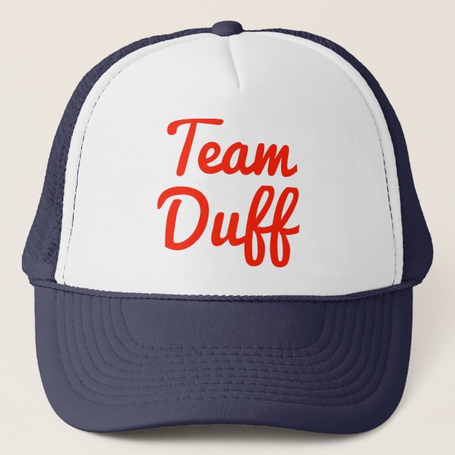 Team Duff Trucker Hat (Front)