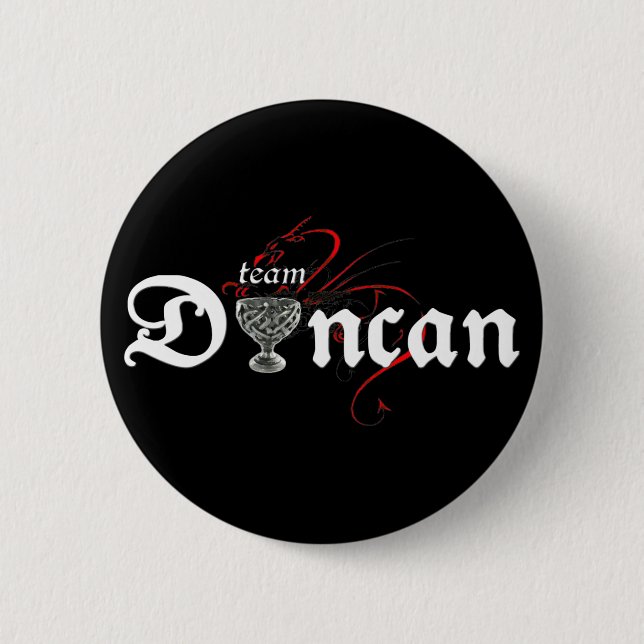Team DUNCAN! (dark button) 2 Inch Round Button (Front)
