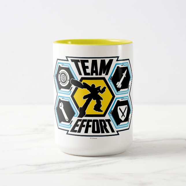 Team Effort Two-Tone Coffee Mug (Center)