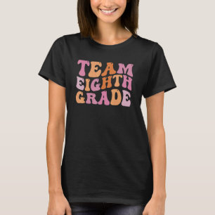 team eighth grade vintage retro teacher back to sc T-Shirt
