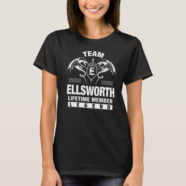 Team Ellsworth Lifetime Member T-Shirt (Front)