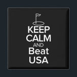 Team Europe Keep Calm And Beat Usa Golf Cup  Magnet<br><div class="desc">Team Europe Keep Calm And Beat Usa Golf Cup</div>