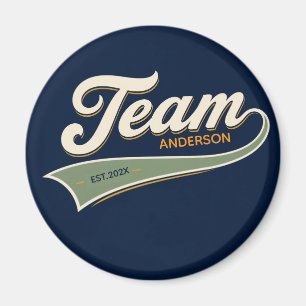 Team family gathering cold sport logo  magnet