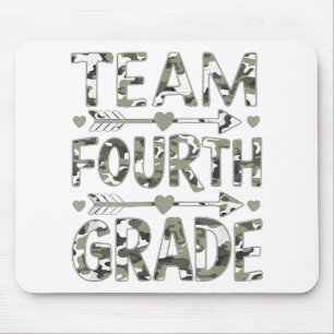 Team Fifth Grade Back To School Day Camo Teachers Mouse Pad
