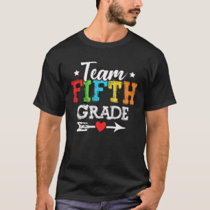 Team Fifth Grade Funny 5Th Back To School Teacher T-Shirt