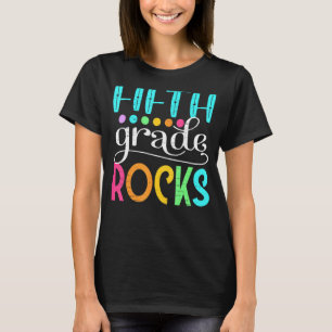 Team Fifth Grade Hello 5th Grade Rocks Back To Sch T-Shirt