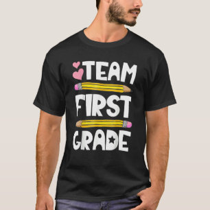 Team First Grade  1st Back To School Teacher Stude T-Shirt