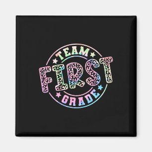 Team First Grade Teacher Student Byck To School 1s Magnet
