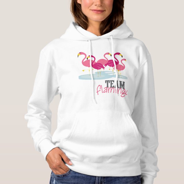 Team Flamingo Hoodie (Front)