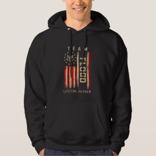 Team FLOOD Lifetime Member American Flag Hoodie
