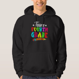Team Fourth Grade Cute Back To School First Day Of Hoodie