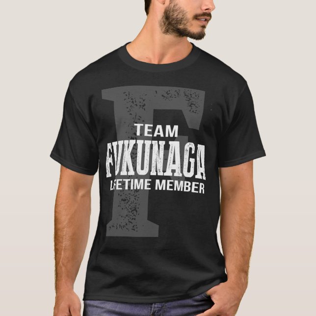 Team FUKUNAGA Lifetime Member T-Shirt (Front)
