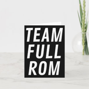 Team Full Rom Fitness Bodybuilding Gym Team Full R Card