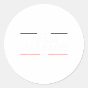 Team Garbage 2024 1 Classic Round Sticker