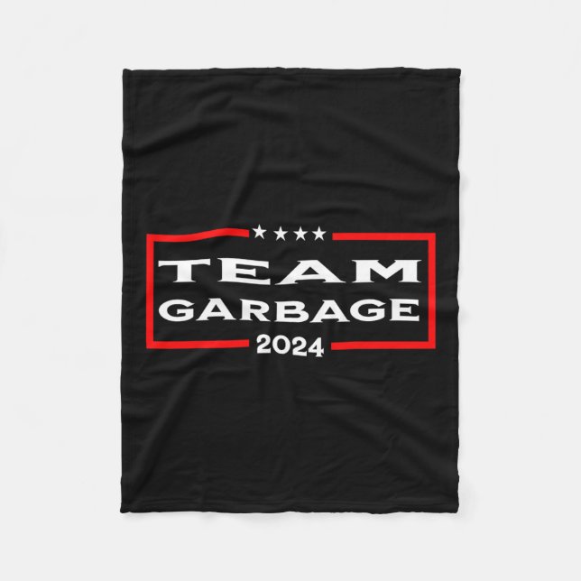 Team Garbage 2024 2  Fleece Blanket (Front)