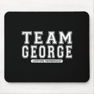 Team george family surname reunion crew member mouse pad