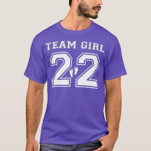 Team Girl 2022 Gender Reveal Pink Baby Shower Adop T-Shirt