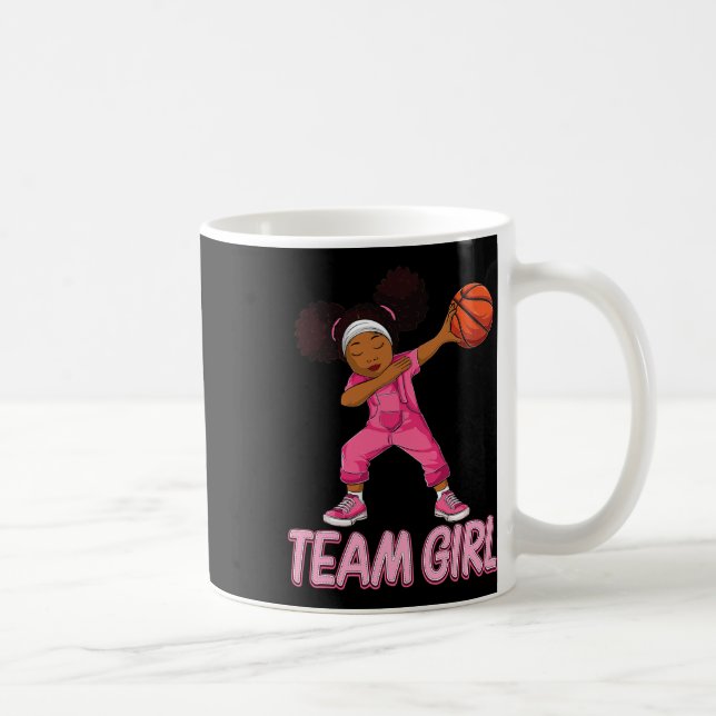 Team Girl Bysketbyll Bbyll Player  Coffee Mug (Right)