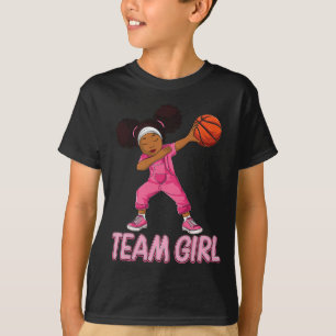Team Girl Bysketbyll Bbyll Player  T-Shirt