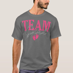 Team Girl Gender Reveal Baby Shower Pink or Blue M T-Shirt