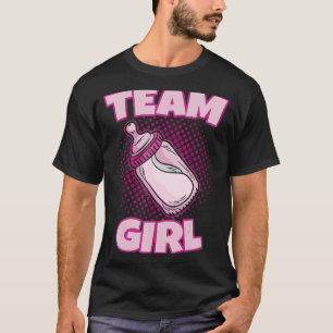 Team Girl Gender Reveal Party Team Pink Baby Annou T-Shirt