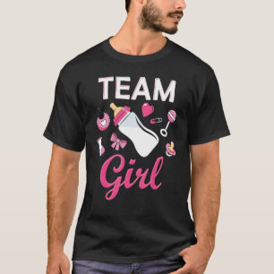Team Girl Gender Reveal Party Team Pink Baby Annou T-Shirt