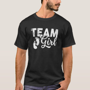 Team Girl Gender Reveal Party Team Pink Baby Annou T-Shirt