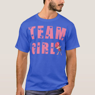 Team Girl Gender Reveal Party Team Pink Baby Annou T-Shirt